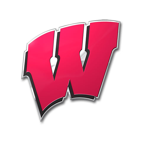 Wisconsin Badgers Auto Emblem Color