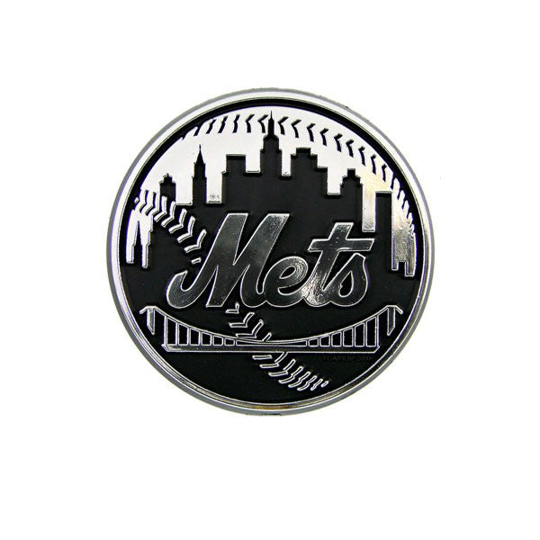 New York Mets Chrome Auto Emblem