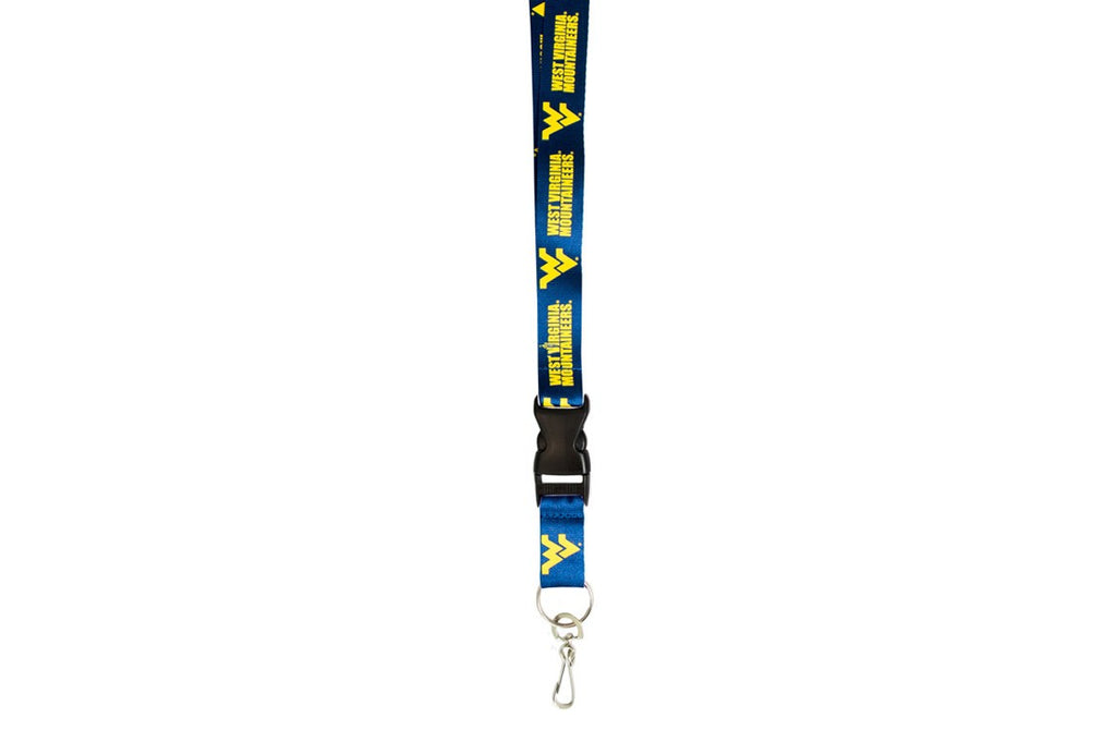 West Virginia Mountaineers Lanyard (Blue)