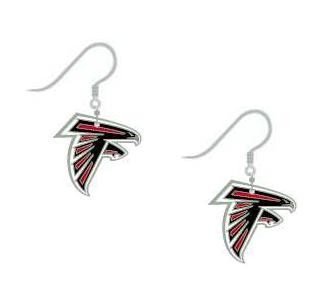 Atlanta Falcons J Hook Logo Earrings