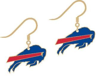 Buffalo Bills J Hook Logo Earrings