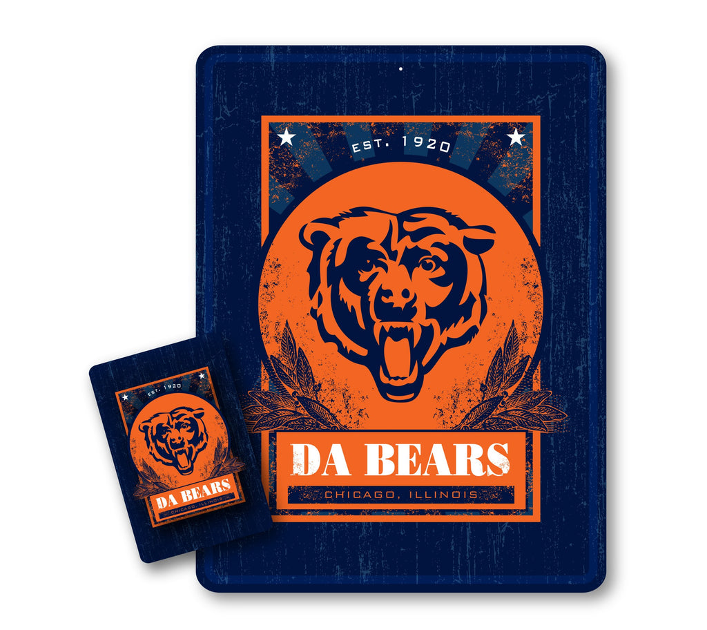 Chicago Bears Tin Sign