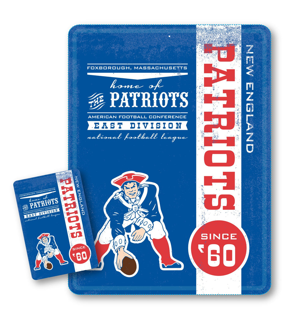 New England Patriots Tin Sign