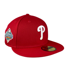 Philadelphia Phillies Scarlet 2008 World Series Dark Green Satin UV Ne