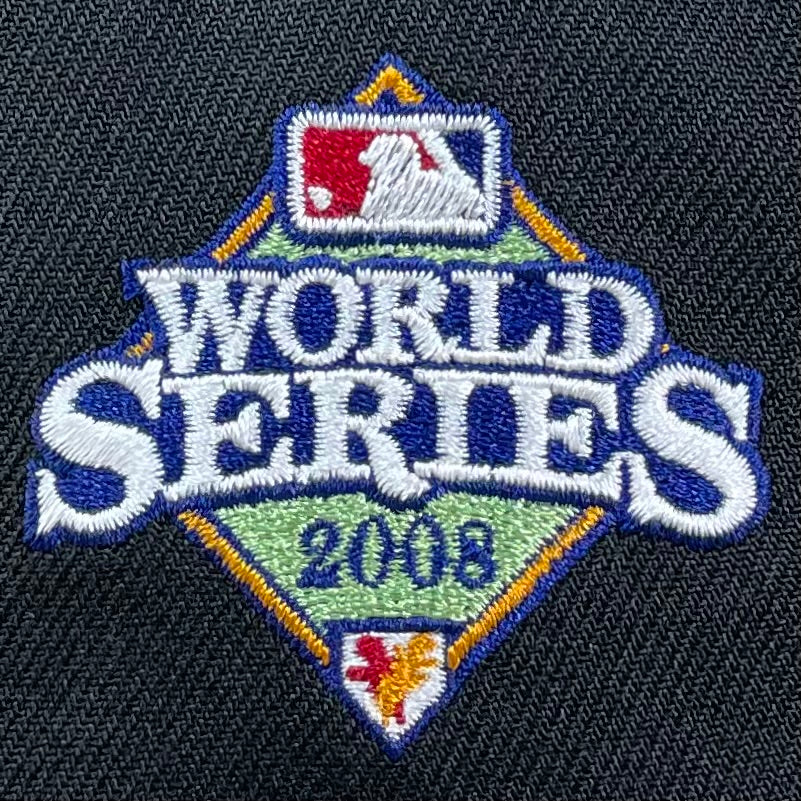 59FIFTY Philadelphia Phillies Black/Green 2008 World Series Patch