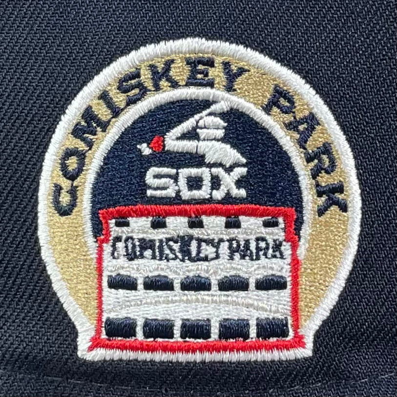 CHICAGO WHITE SOX COMISKEY PARK DOG MAN INSPIRED NEW ERA FITTED CAP –  SHIPPING DEPT