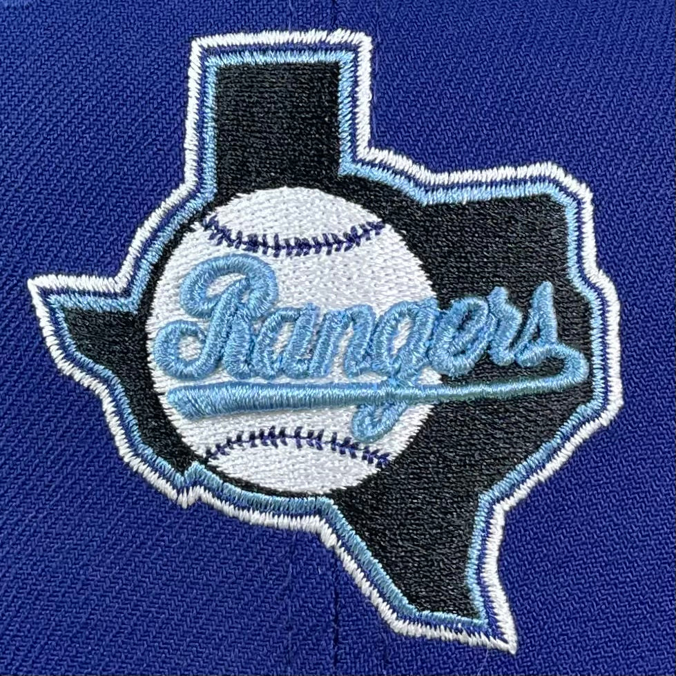 Texas Ranger Pach 59FIFTY Texas Rangers Royal Blue/Black/Sky Blue 1993 Rangers Patch ...
