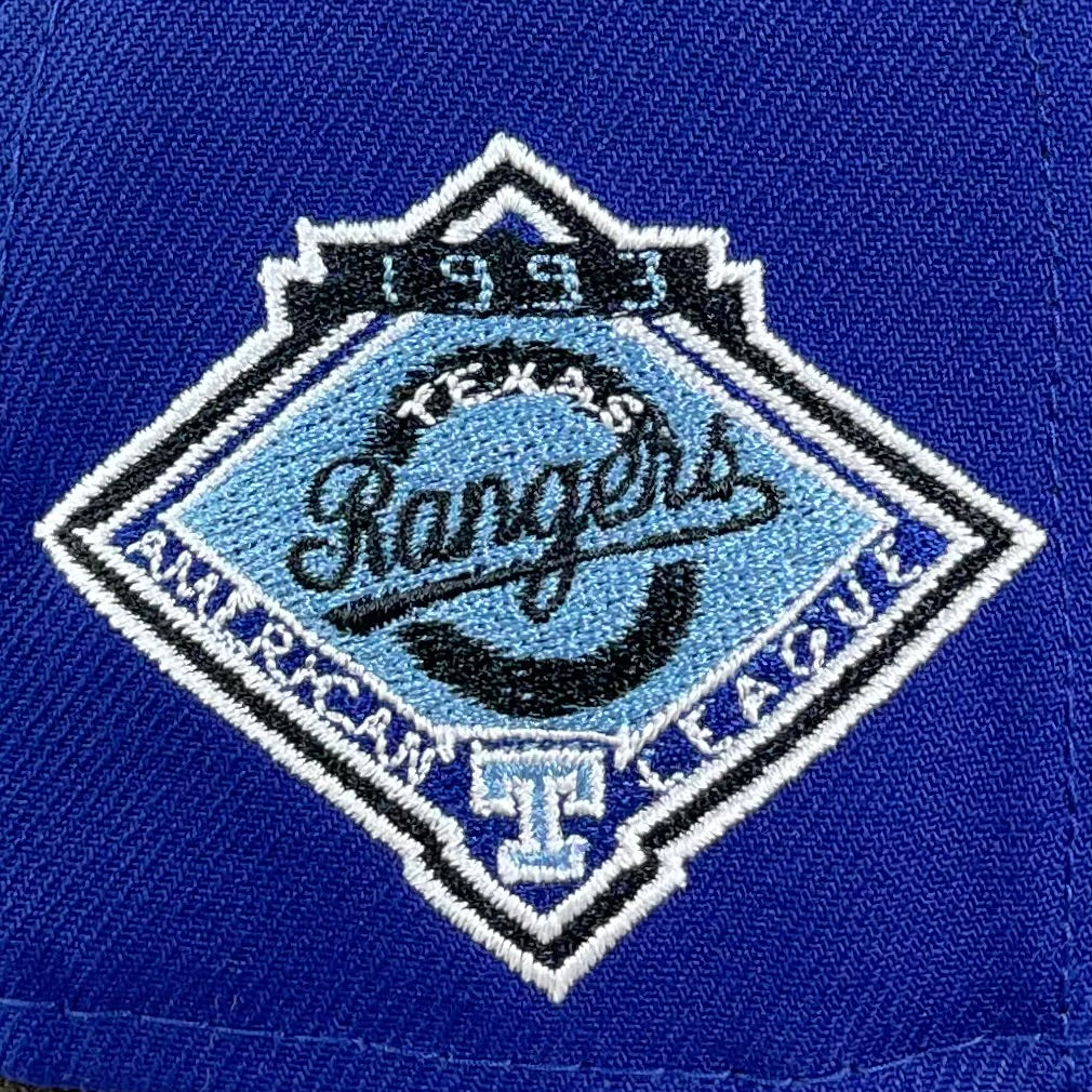 Texas Rangers 34 Patch 59FIFTY Texas Rangers Royal Blue/Black/Sky Blue 1993 Rangers Patch ...