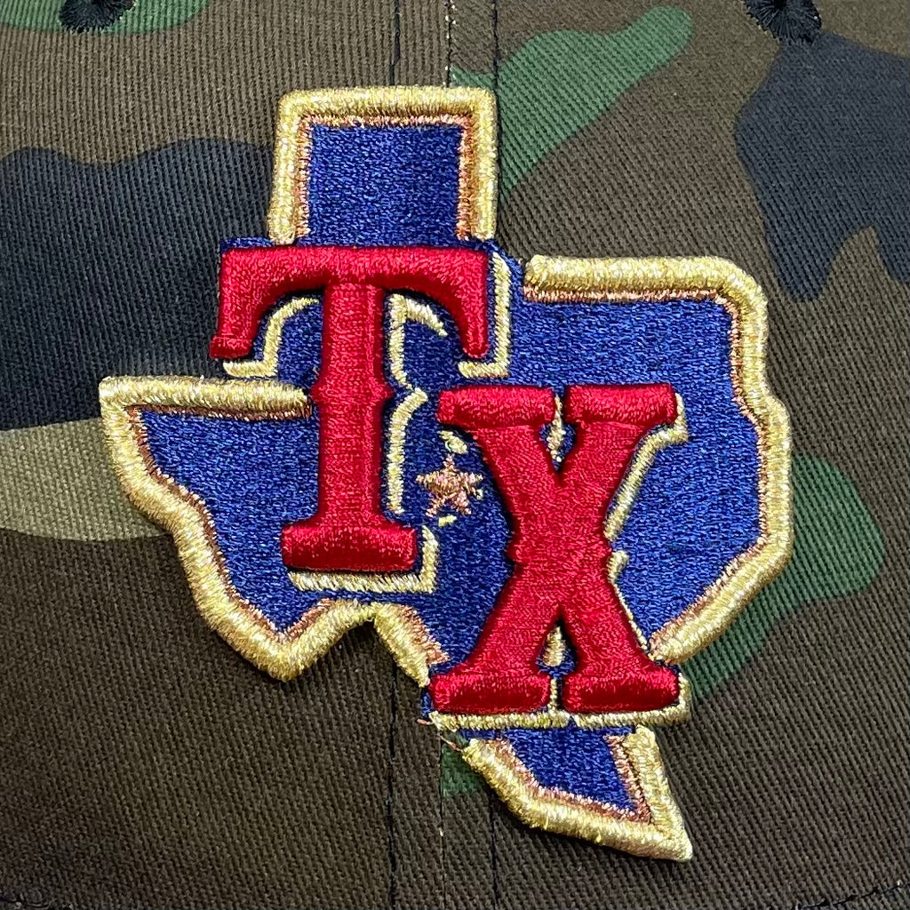 Texas Ranger Pach 59FIFTY Texas Rangers Camo/Royal/Gray 50 Years Patch – Fan Treasures