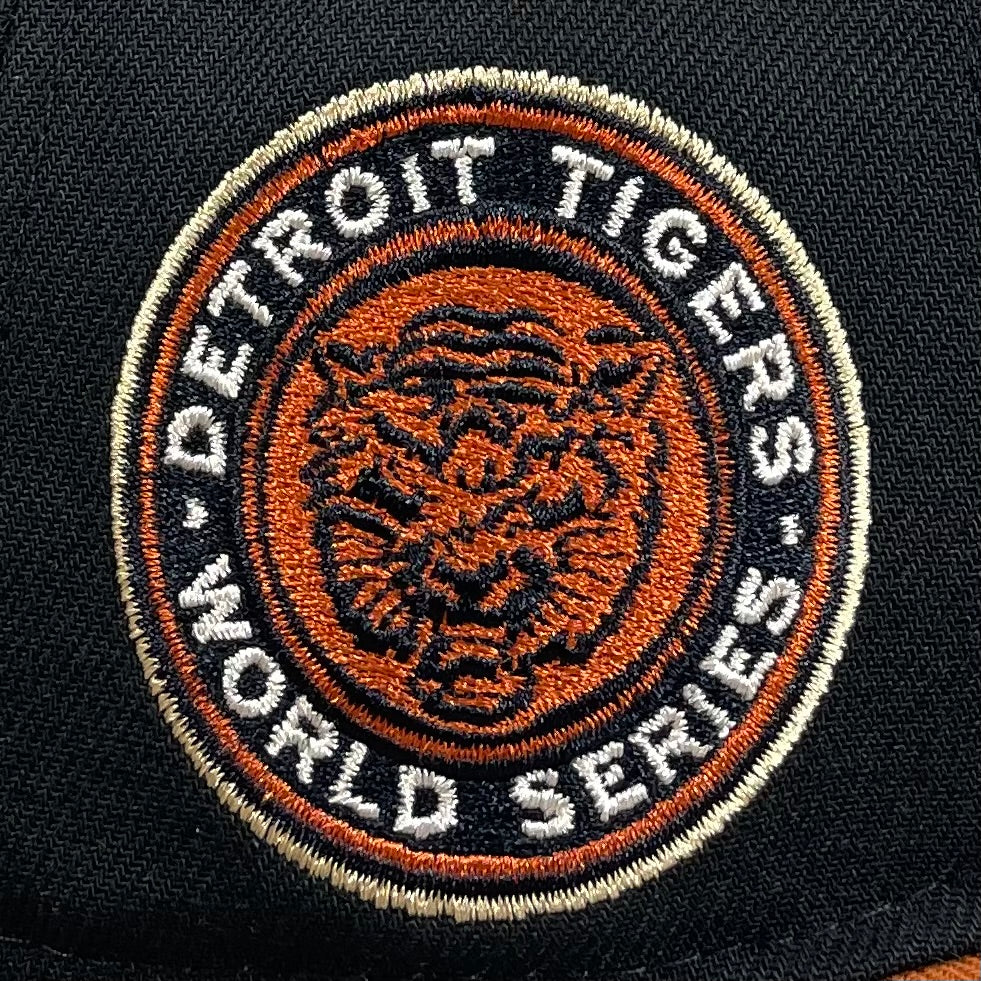 Cream Detriot Tigers Red Bottom 1968 World Series Champions Side Patch New  Era 59Fifty Fitted