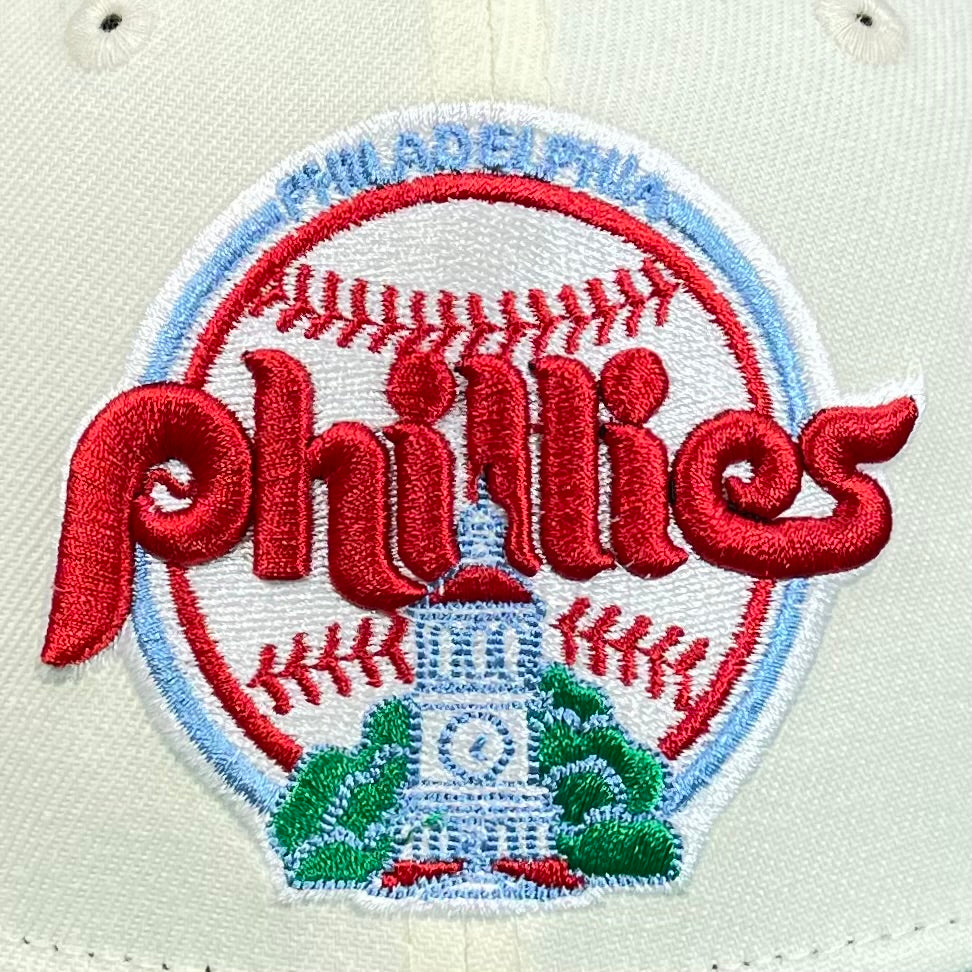 59FIFTY Philadelphia Phillies Chrome/Dark Green/Green Independence Hal –  Fan Treasures