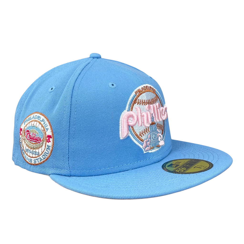Cap City Exclusive Tampa Bay Rays Pink Fitted with Teal UV size 7 5/8