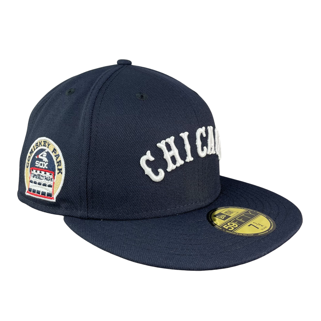 Chicago White Sox Cooperstown Black 59FIFTY Fitted Cap