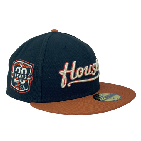59FIFTY Houston Astros Black/Rust/Gray 20th Anniversary Patch