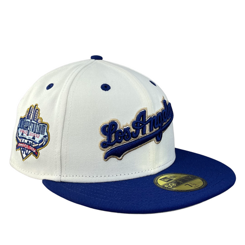 59FIFTY Los Angeles Dodgers Chrome/Royal/Gray 40th Anniversary Patch