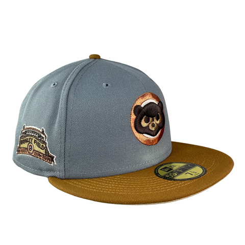 59FIFTY Chicago Cubs Gray/Peanut/Camel Wrigley Field 100 Years Patch