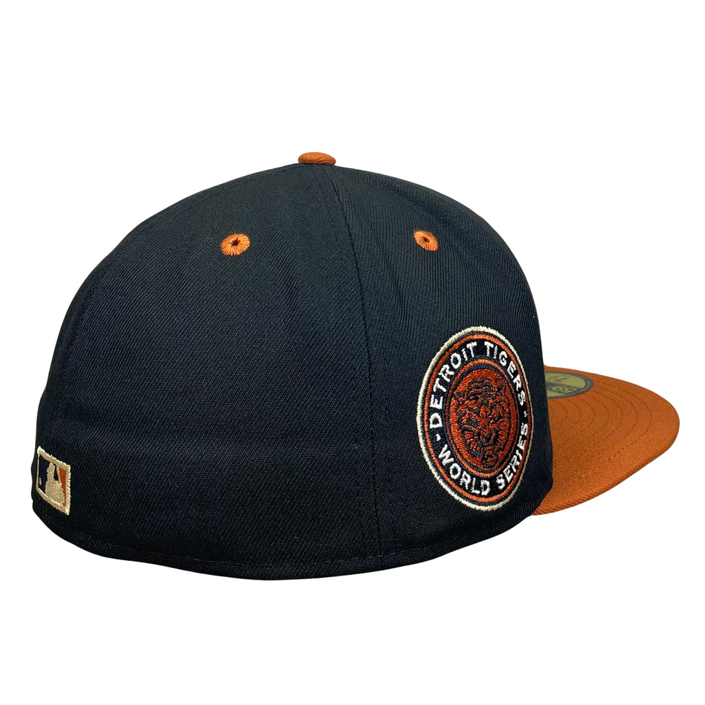 MLB Detroit Tigers Orange D Logo Fitted 7 Hat New Era 59FIFTY NEW NWOT