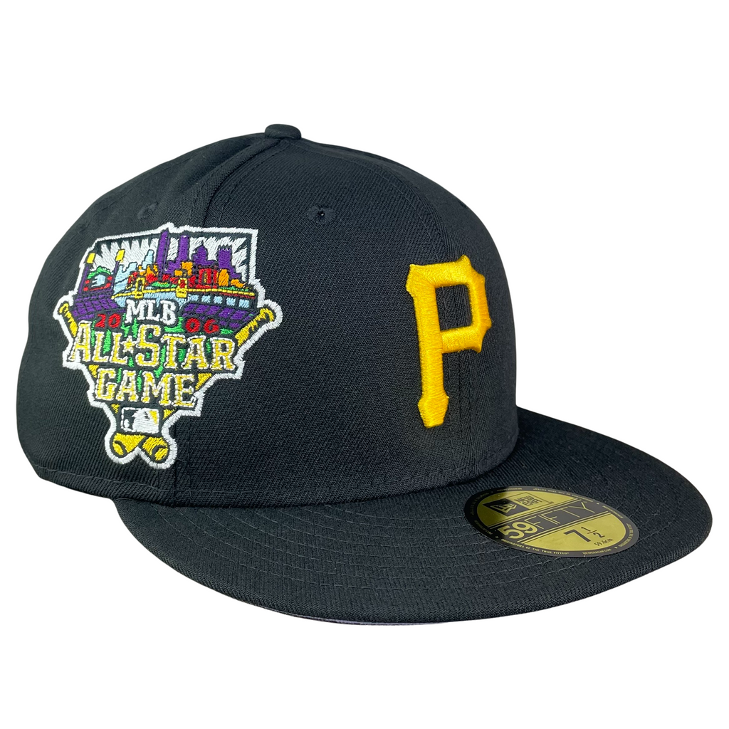 59FIFTY Pittsburgh Pirates Black/Purple XL Logo Patch
