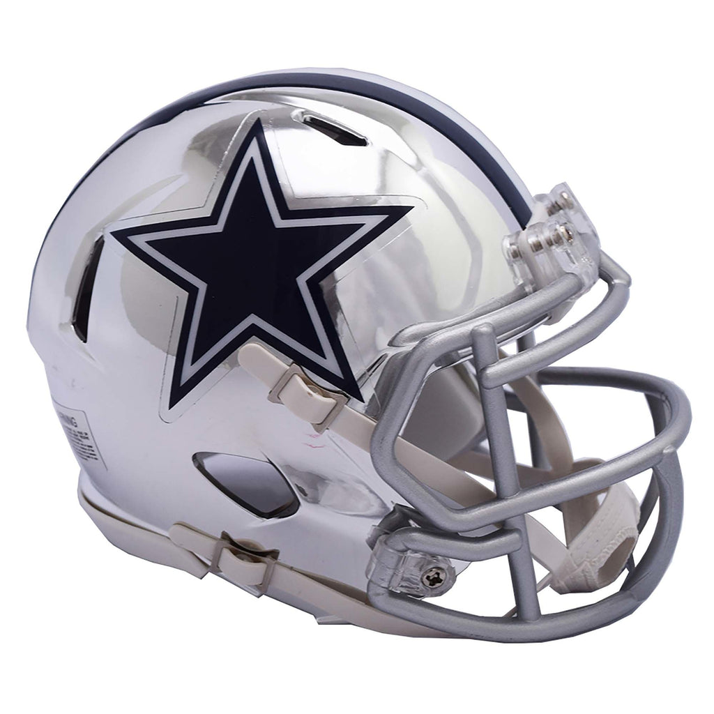 Dallas Cowboys Alternate Chrome Mini Helmet
