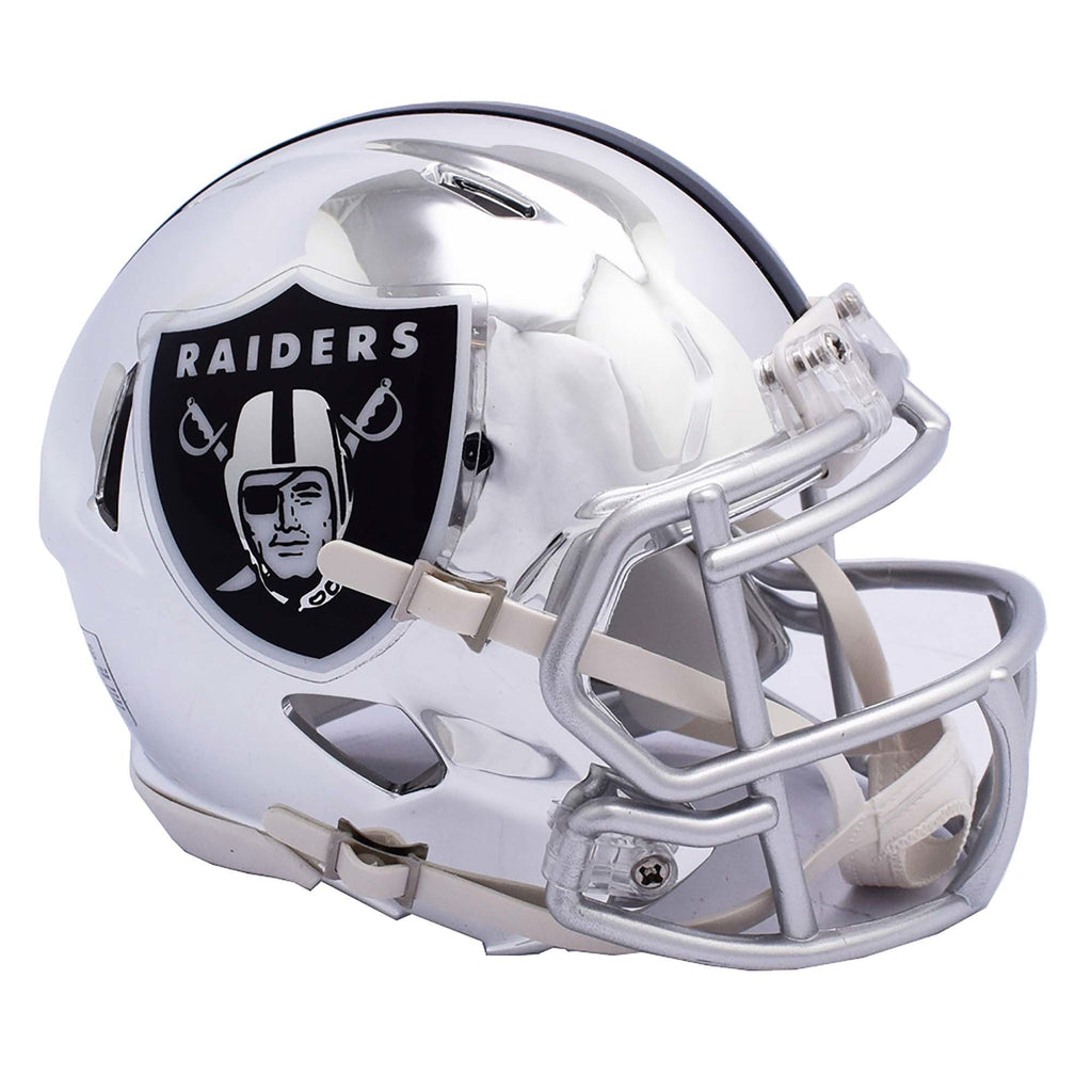 Oakland Raiders Alternate Chrome Mini Helmet – Fan Treasures