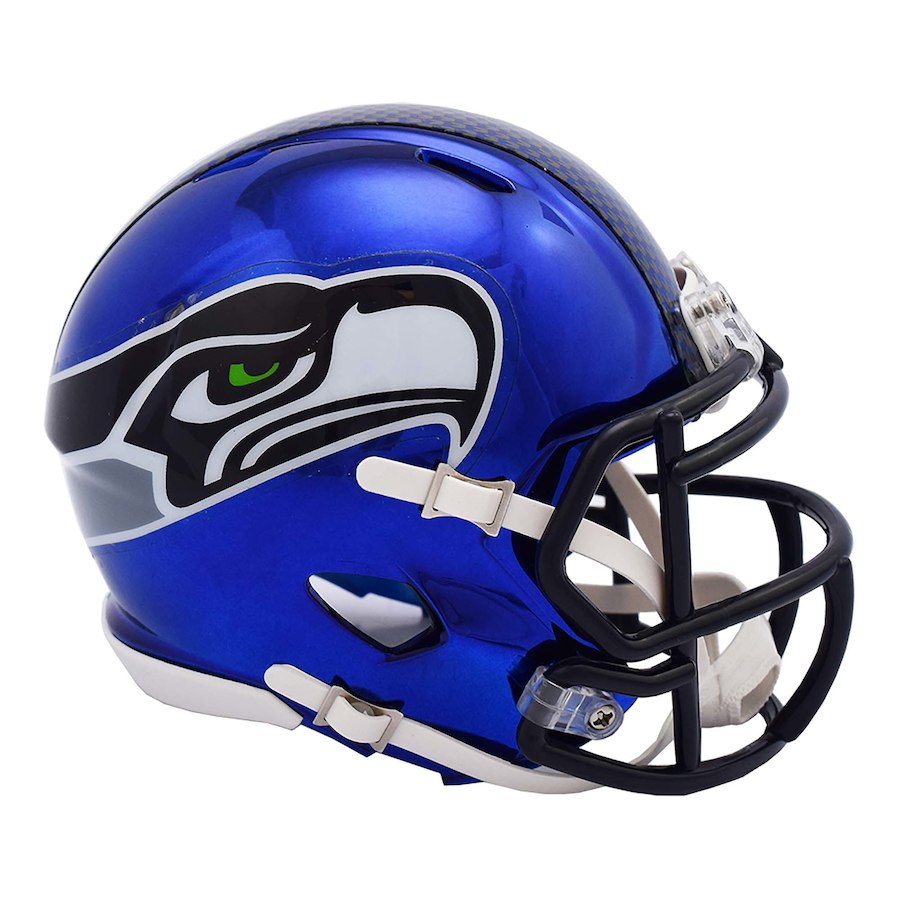 Seattle Seahawks Alternate Chrome Mini Helmet – Fan Treasures