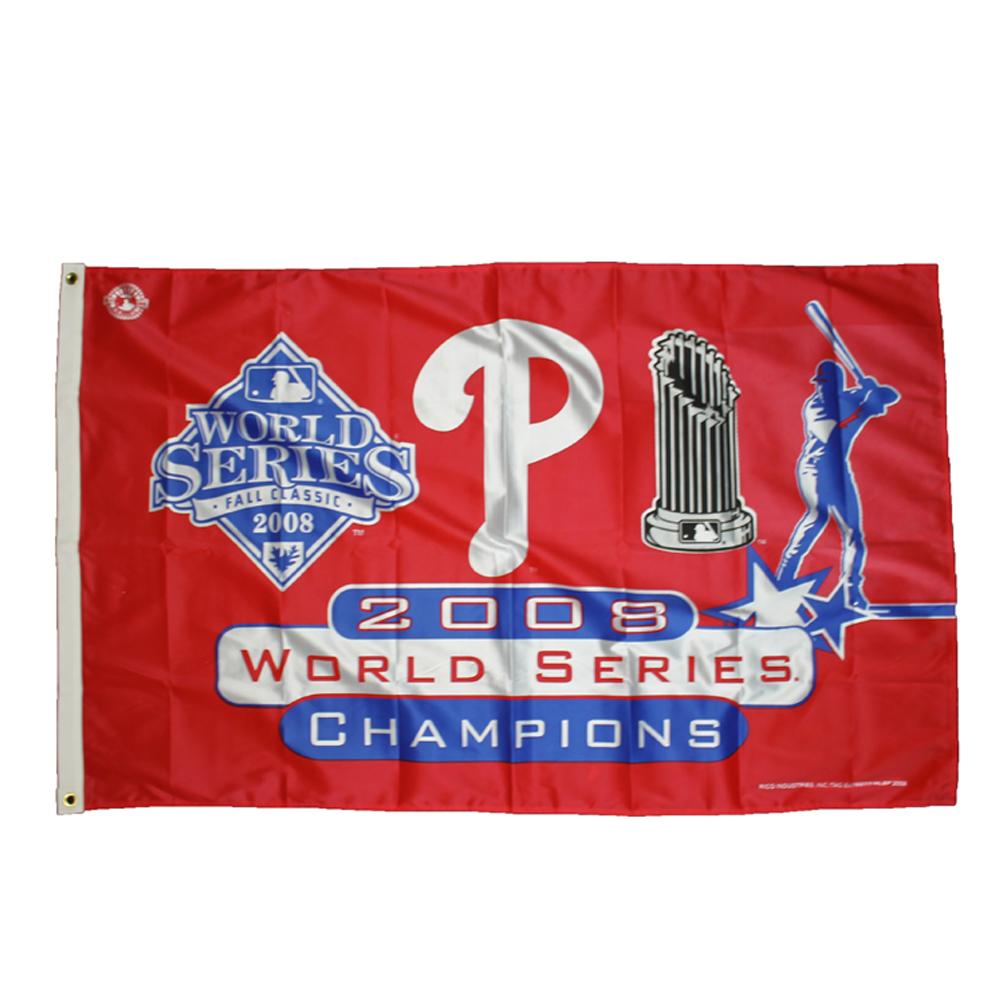 3' X 5' Flag 2008 Champions Philadelphia Phillies