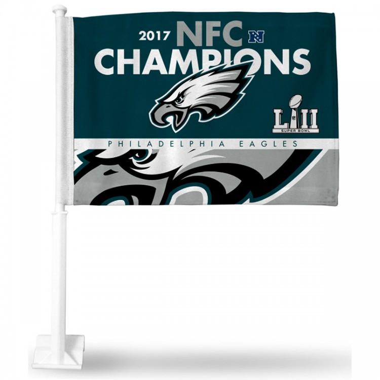 Philadelphia Eagles NFC Conference Champs Car Flag