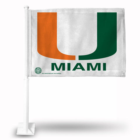Miami Hurricanes Car Flag