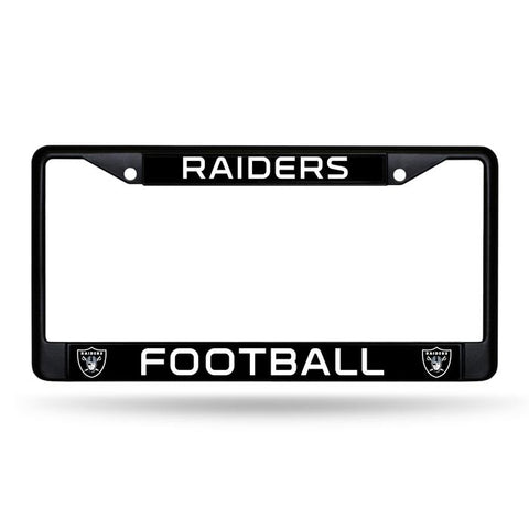 Las Vegas Raiders Black Chrome License Plate Frame