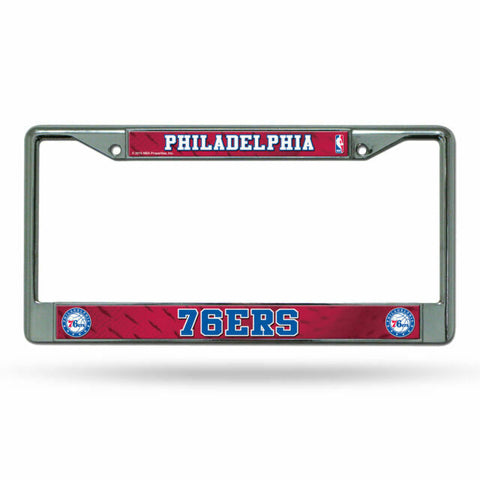 Philadelphia 76ers Chrome License Frame S