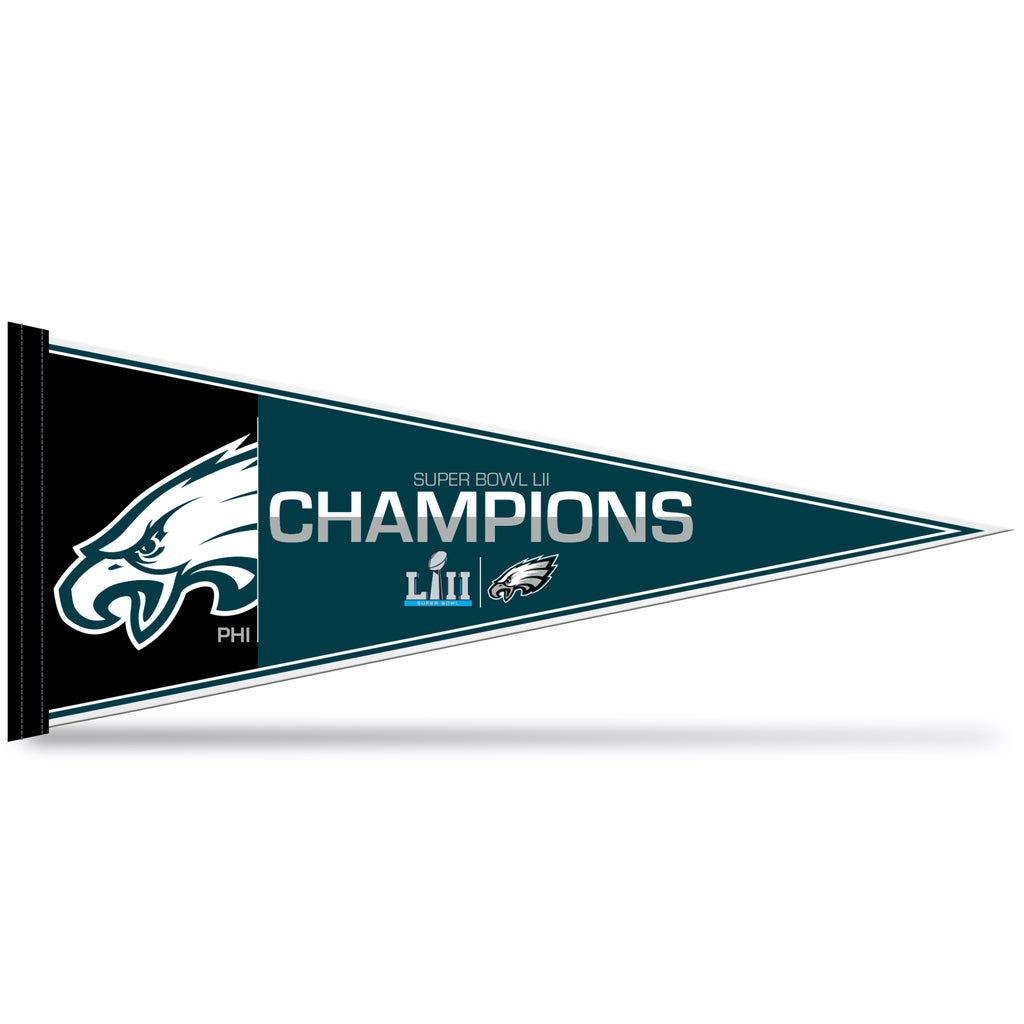 Philadelphia Eagles Super Bowl LII Champions 12' x 30' Classic Pennant –  Fan Treasures