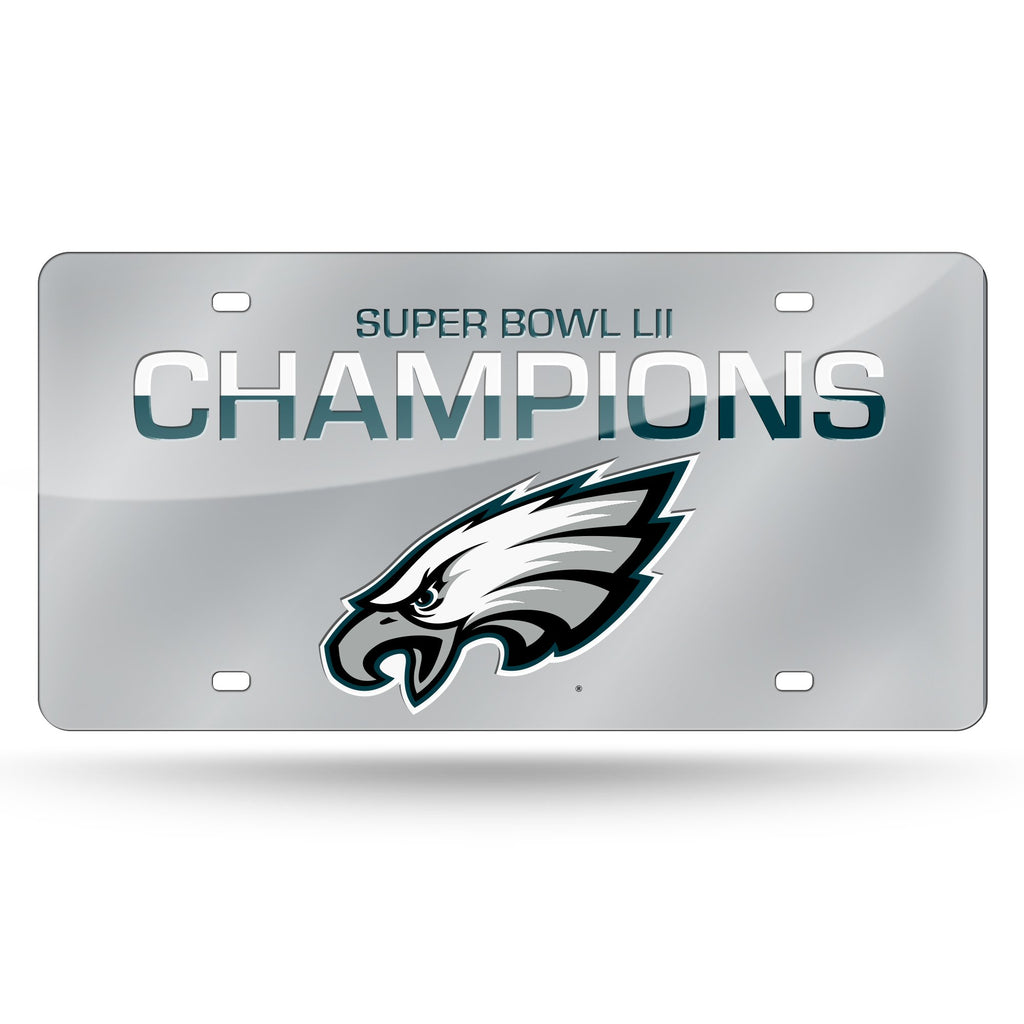 Philadelphia Eagles Super Bowl LII Champions Laser Tag - Silver