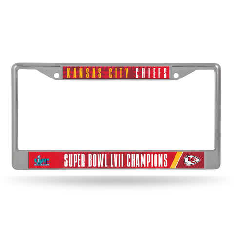 Kansas City Chiefs Super Bowl LVII Champions All Over Print Chrome Frame
