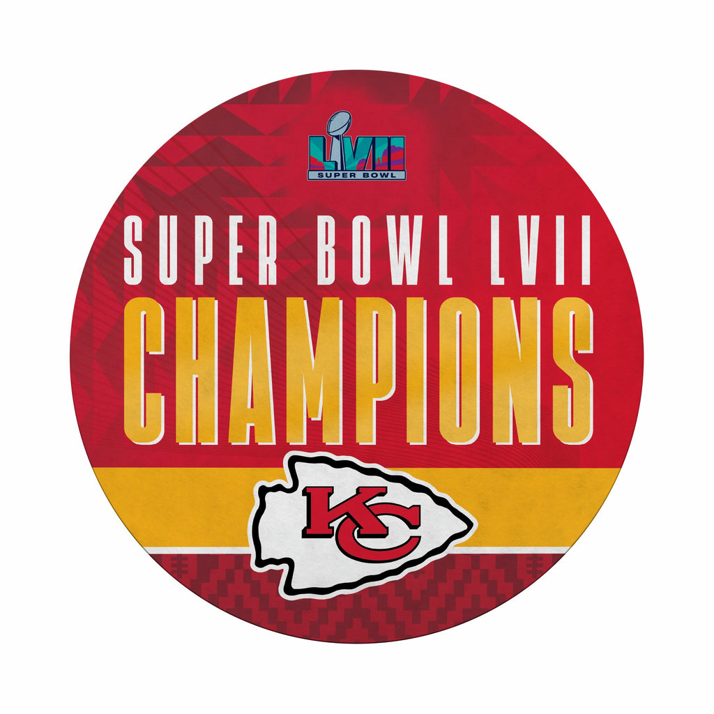 Kansas City Chiefs Super Bowl LVII Champions Shape Cut Pennant