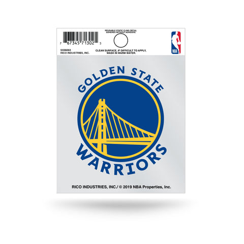 Golden State Warriors Small Static Cling