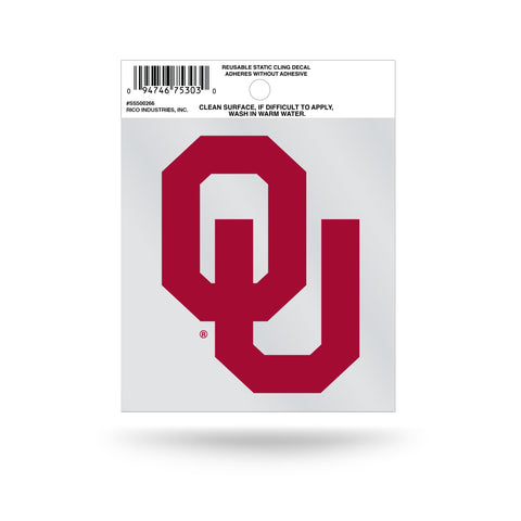 Oklahoma Sooners Small Static Cling