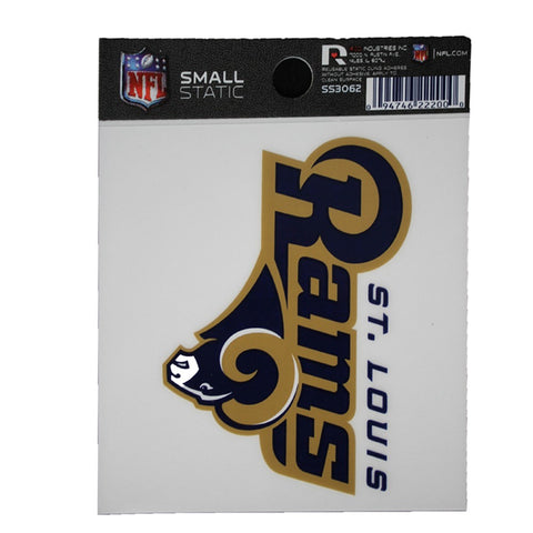 St. Louis Rams Small Static Cling