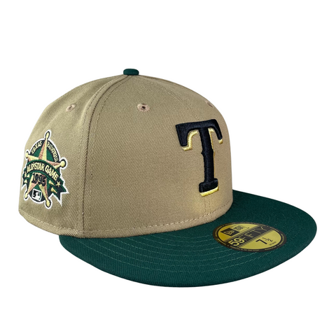 59FIFTY Texas Rangers Khaki/Green/Gray 1995 All Star Game Patch