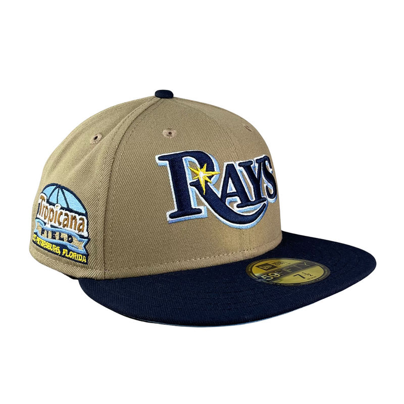 New Era 59FIFTY Tampa Bay Rays Tropicana Field Patch Hat - Gold, Orange 7 1/8 / Gold