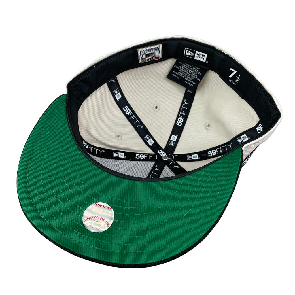 Red Cincinnati Reds Green Bottom 150th Anniversary side Patch New Era  59Fifty Fitted