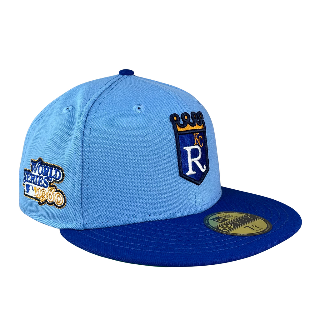 Kansas City Royals MLB Muddy Scripts 59FIFTY Cap – LidsHatDrop