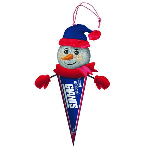 New York Giants Snowman Pennant Ornament
