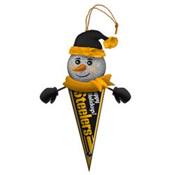 Pittsburgh Steelers Snowman Pennant Ornament