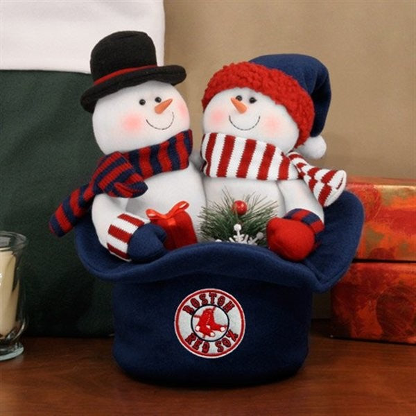 Boston Red Sox Snowmen Top Hat