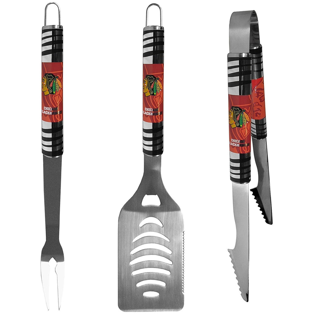 Chicago Blackhawks 3 Piece BBQ Set