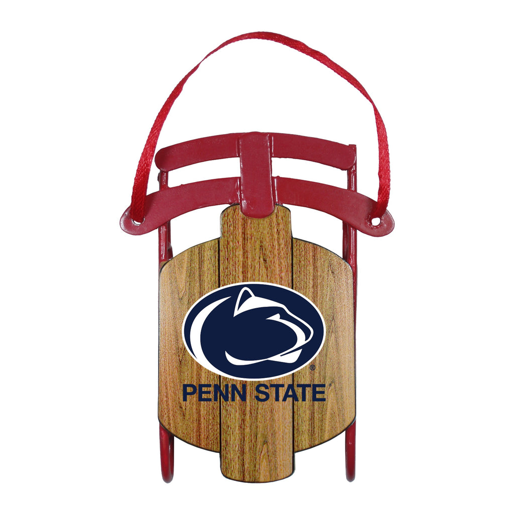 Penn State Nittany Lions Metal Sled Ornament