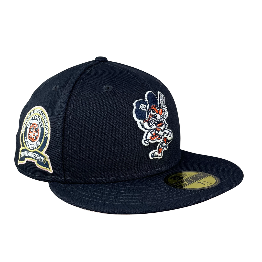 Detroit Tigers MLB Logo 7 Vintage 90's Big Logo Spell Out Snapback Cap Hat