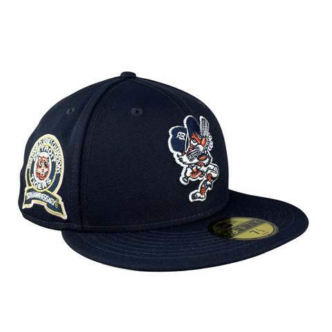 59FIFTY Detroit Tigers Navy/Pink 1968 World Series Champions 30th Anniversary Patch