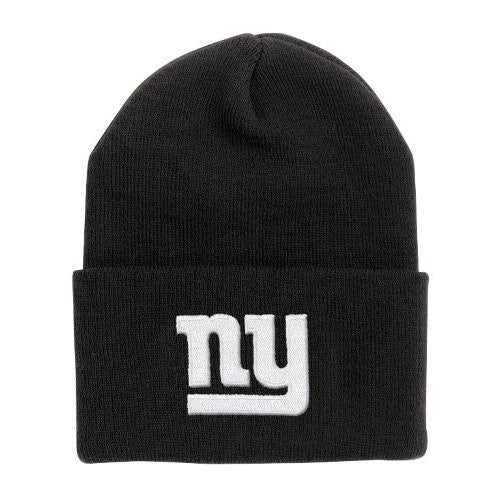 New York Giants Black Cuffed Knit Beanie