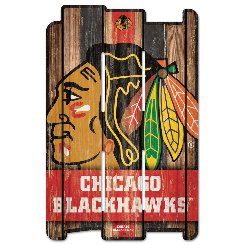 Chicago Blackhawks 11" x 17" Fence Sign
